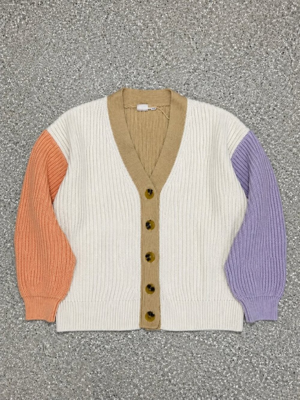 GAP Colorblock Knit Cardigan — Size M